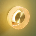 Applique contemporanea in vetro ambrato LED 6W - Inaya
