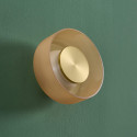 Applique contemporanea in vetro ambrato LED 6W - Inaya