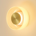 Applique contemporanea in vetro ambrato LED 6W - Inaya