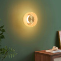 Applique contemporanea in vetro ambrato LED 6W - Inaya