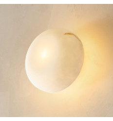 Lampada di tendenza in alabastro naturale 20 cm - Liam 2