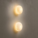 Lampada di tendenza in alabastro naturale 20 cm - Liam