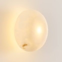 Lampada di tendenza in alabastro naturale 20 cm - Liam