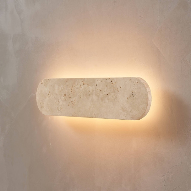 Applique in travertino naturale LED 5W - Adrian