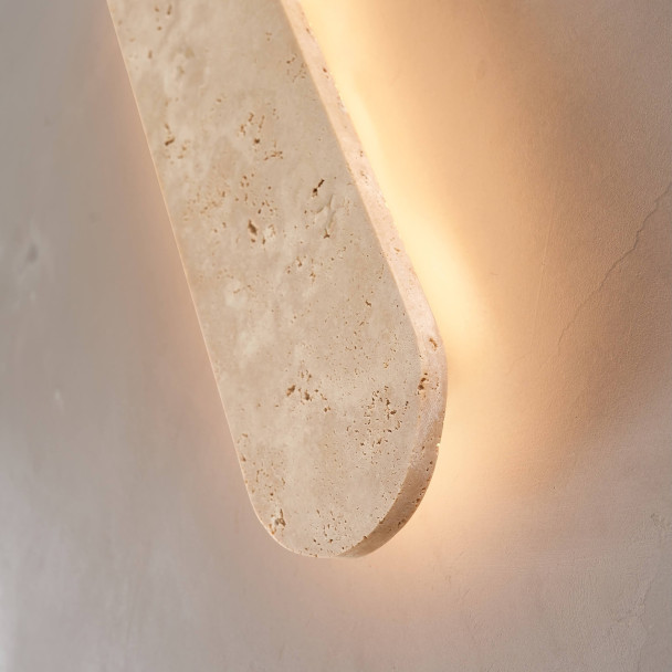 Applique in travertino naturale LED 5W - Adrian