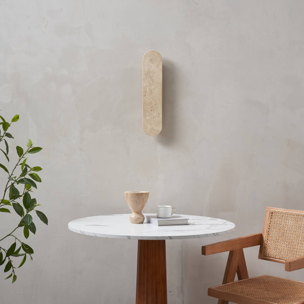 Applique in travertino naturale LED 5W - Adrian