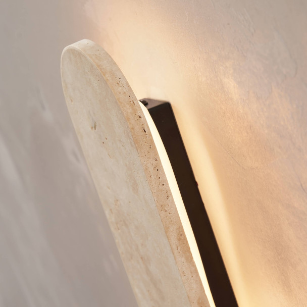 Applique in travertino naturale LED 5W - Adrian