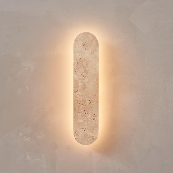 Applique in travertino naturale LED 5W - Adrian