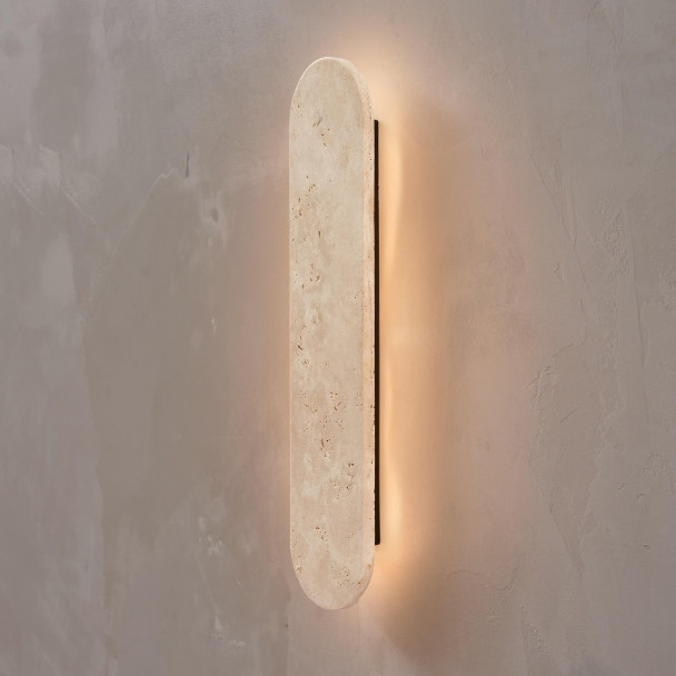 Applique in travertino naturale LED 5W - Adrian