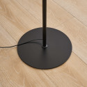 Lampada da terra contemporanea in vetro fumé con LED 145 cm - Esteban
