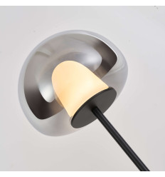 Lampada da terra contemporanea in vetro fumé con LED 145... 2