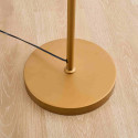 Lampada da terra dorata in vetro ambrato LED 165 cm - Riccardo