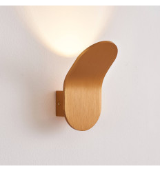 Piccola applique in oro spazzolato con illuminazione... 2