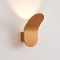 Piccola applique in oro spazzolato con illuminazione indiretta da 6W - Nils