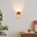 Piccola applique in oro spazzolato con illuminazione indiretta da 6W - Nils