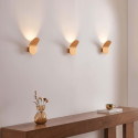 Piccola applique in oro spazzolato con illuminazione indiretta da 6W - Nils