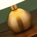 Piccola lampada da tavolo a fungo dorata con comando touch - Leonie