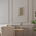 Applique LED dorata con cristalli di vetro e riflessi raffinati - Velario