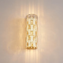 Applique LED dorata con cristalli di vetro e riflessi raffinati - Velario
