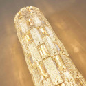 Applique LED dorata con cristalli di vetro e riflessi raffinati - Velario