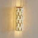 Applique LED dorata con cristalli di vetro e riflessi raffinati - Velario