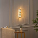 Applique LED dorata con cristalli di vetro e riflessi raffinati - Velario