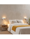 Set di 2 applique bianche per testata del letto destra e sinistra - Lodvi