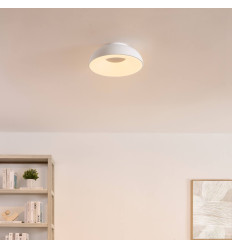 Plafoniera minimalista bianca LED dimmerabile 40 cm - Séline 2