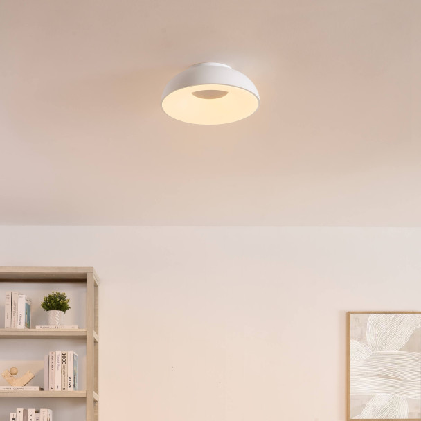 Plafoniera minimalista bianca LED dimmerabile...