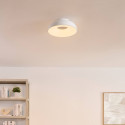 Plafoniera minimalista bianca LED dimmerabile 40 cm - Séline