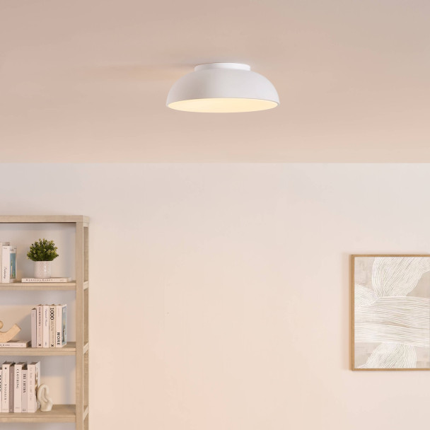 Plafoniera minimalista bianca LED dimmerabile...