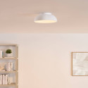 Plafoniera minimalista bianca LED dimmerabile 40 cm - Séline