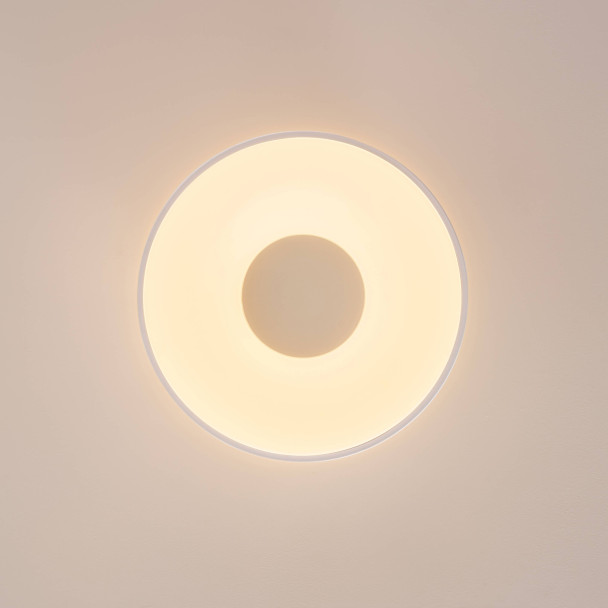 Plafoniera minimalista bianca LED dimmerabile...