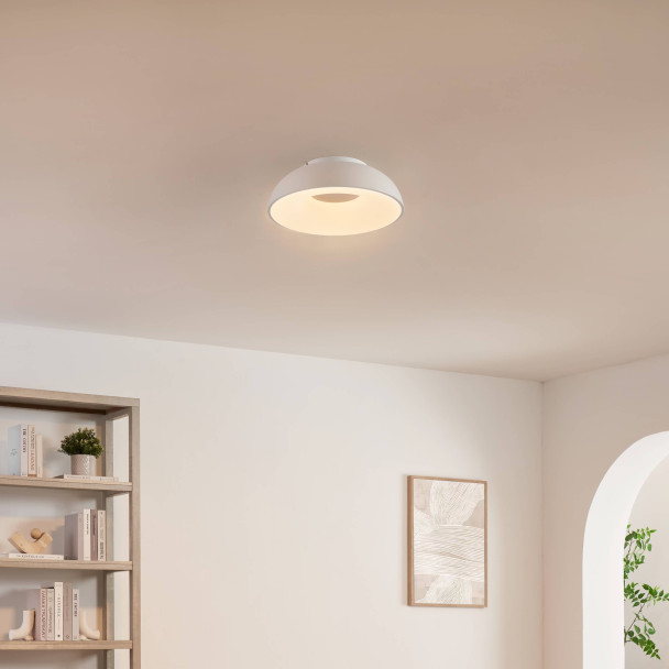 Plafoniera minimalista bianca LED dimmerabile...