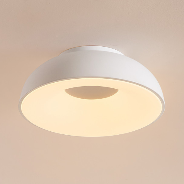 Plafoniera minimalista bianca LED dimmerabile...