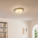 Plafoniera LED dimmerabile oro lucido con diffusore opalino 50 cm - Kiel