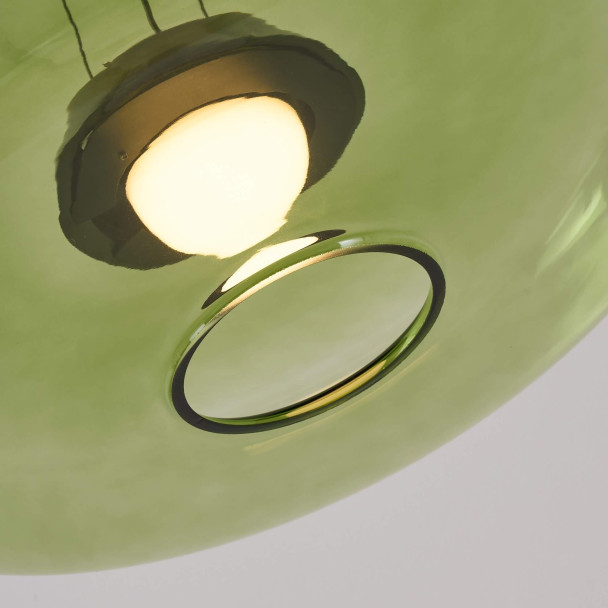 Sospensione LED contemporanea con disco in...