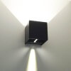 Applique IP54 - nero LED design Cubic