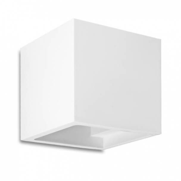 Si lampada a muro cubo bianco integrato del LED - Nevada