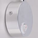 Applique/Luce di Lettura design nera - Notta