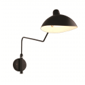 Lampada da parete nera molto design - Levana