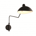 Lampada da parete nera molto design - Levana