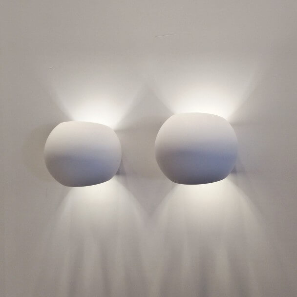 semplice illuminazione chic bianco - Athena