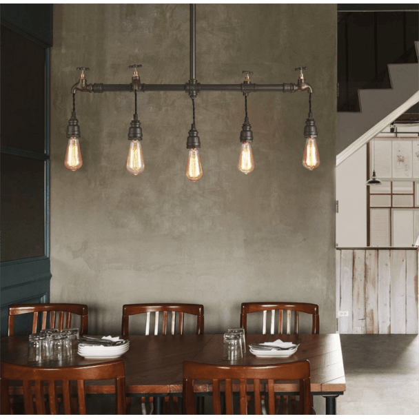 lampadario a sospensione industriale - Neptune