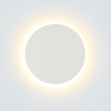 atmosfera tondo bianco si lampada a muro - Lunar