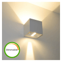 lampada a muro del LED variabile lampada 6W - Cubic blanc